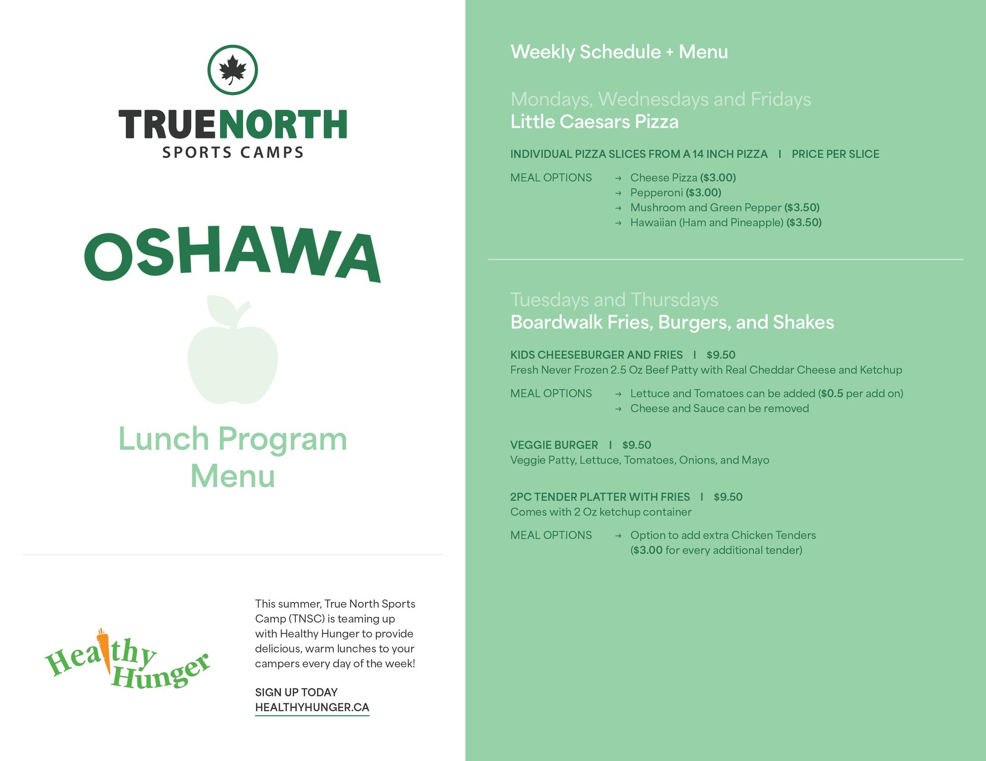 Oshawa Lunch Menu 2026_Jul 15 Update