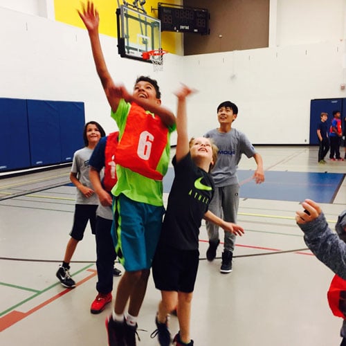 Our Toronto after school and weekend program basketball games
